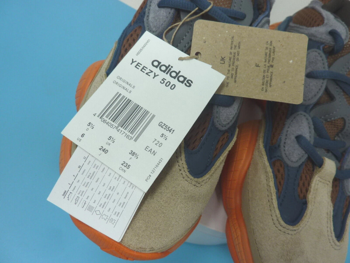 ADIDAS YEEZY 500 ENFLAME-UK5.5