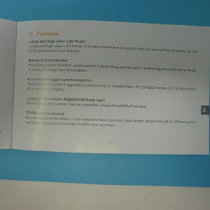 TRAVOR SL-568 SPEEDLITE FLASH