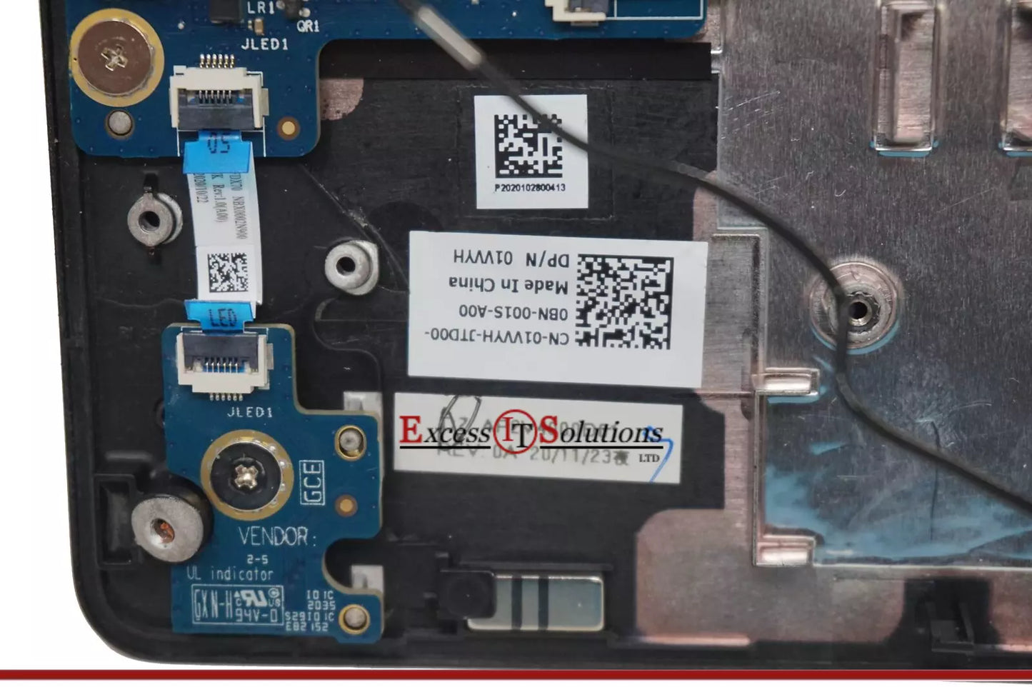 Dell Precision 7750 1VVYH Palmrest Touchpad Cover Rubber Peeling NO Keyboard