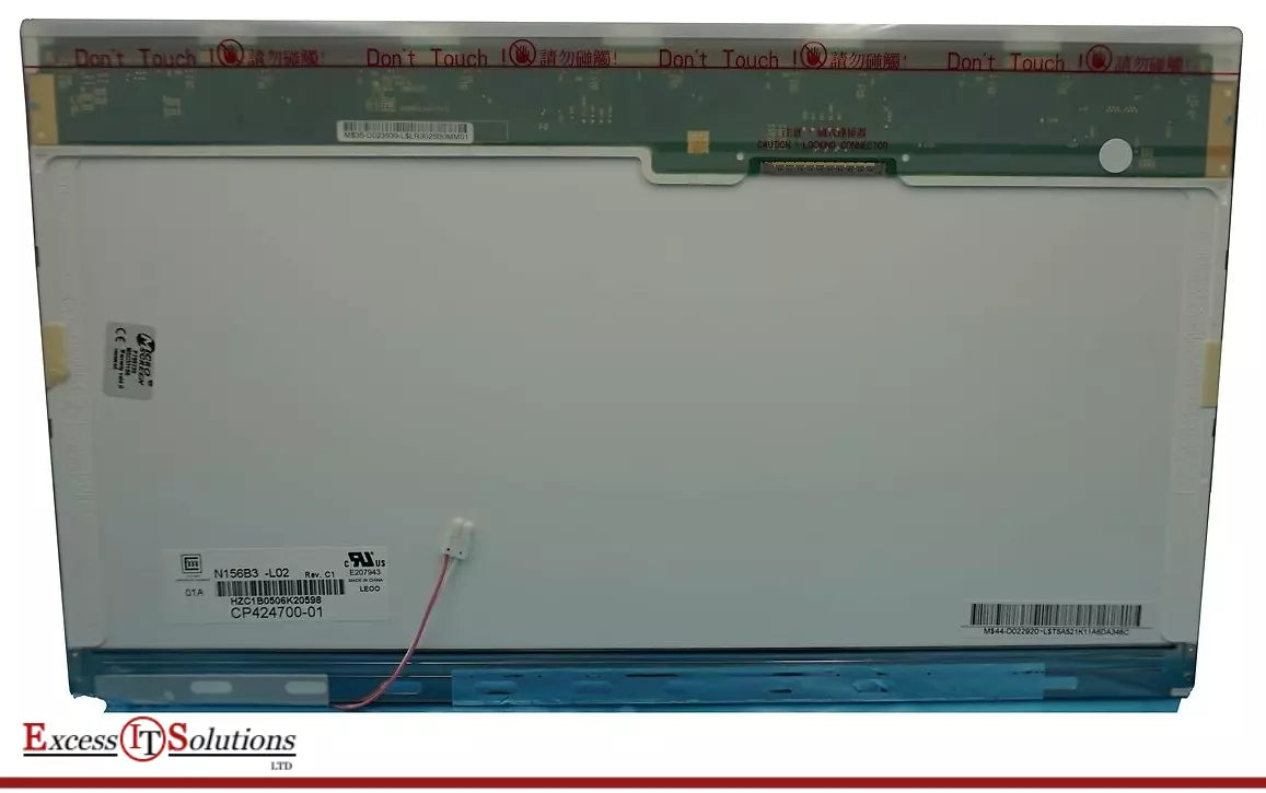 15.6" Panel Compatible For N156B3-L02 REV.C1 30 Pin Laptop Screen Display Glossy