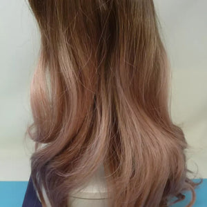 FULL WIG BROWN/PINK AMBRE-APPROX 20