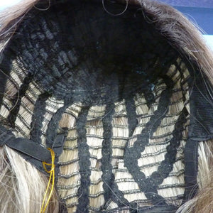 FULL WIG-BLONDE/BROWN HIGH LIGHTS-APPROX 16