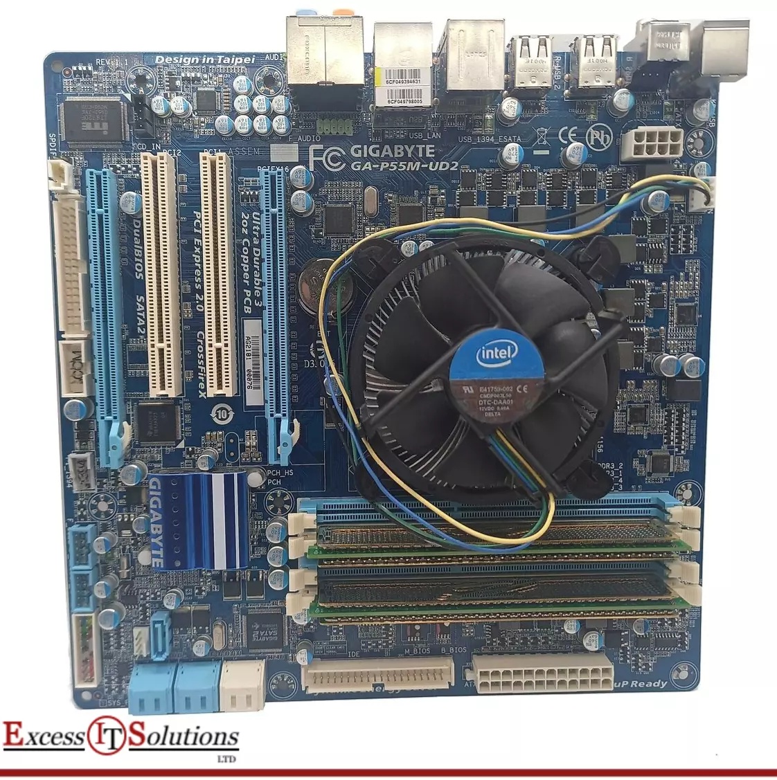 Motherboard Combo GA-P55 Intel Core i7 860 2.8GHz 4GB DDR3 NVIDIA GT210 1GB VRAM