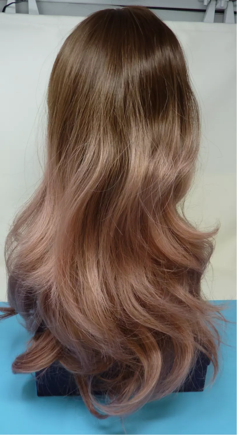 FULL WIG BROWN/PINK AMBRE-APPROX 20"