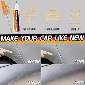 2 X Silver Car Touch Up Paint Pen 0.8oz 2-in-1 Scratch Repair Fill & Paint Quick