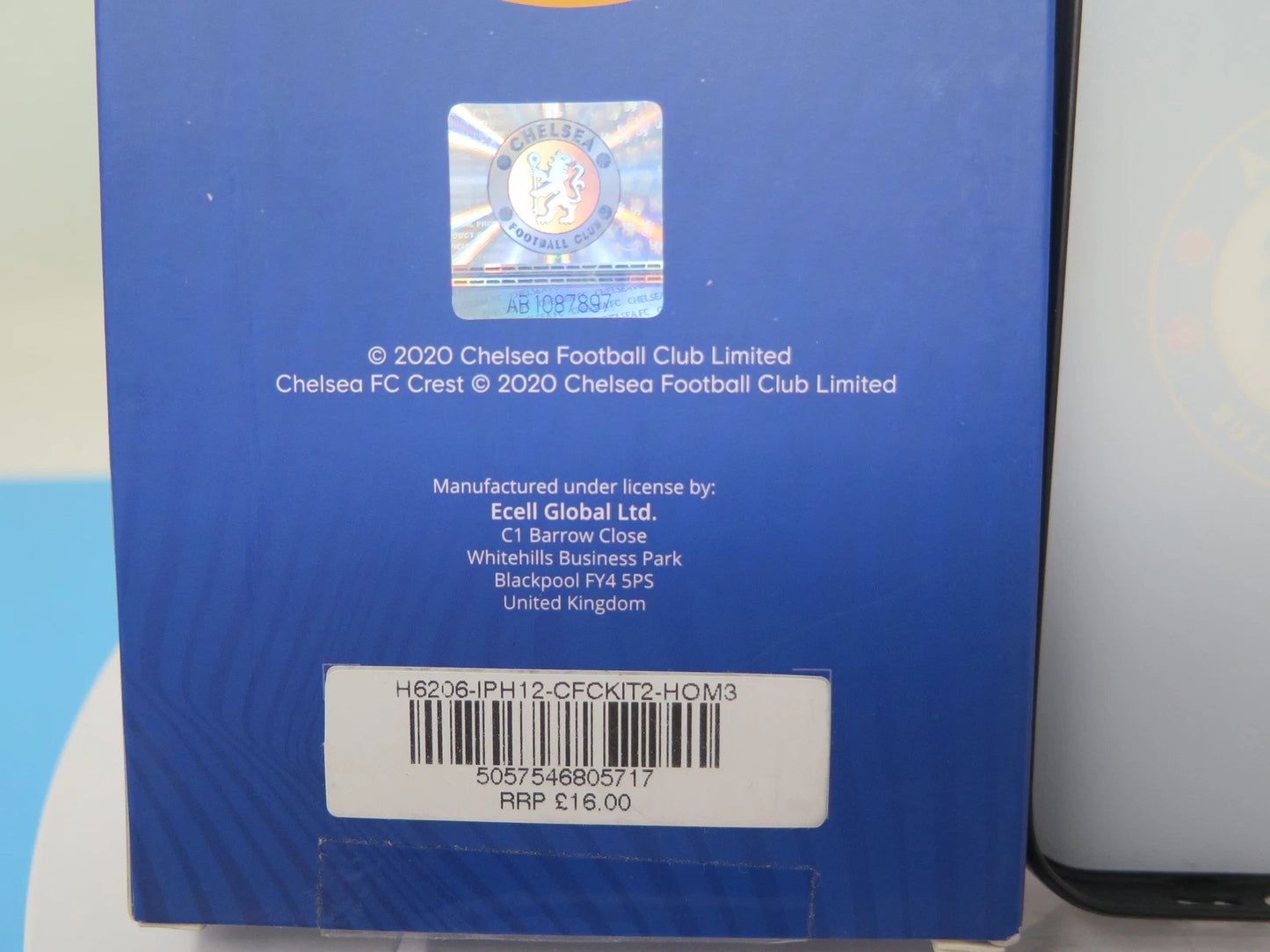 CHELSEA OFFICIAL IPHONE12 HARD BACK PHONE CASE