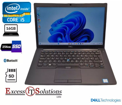 Dell Latitude 7490 14" Intel Core i5 7thGen 16GB RAM 256GB SSD Windows 11