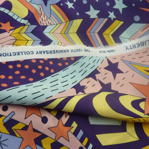 LIBERTY MY GROWN UP STAR SILK-1METRE