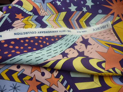 LIBERTY MY GROWN UP STAR SILK-1METRE