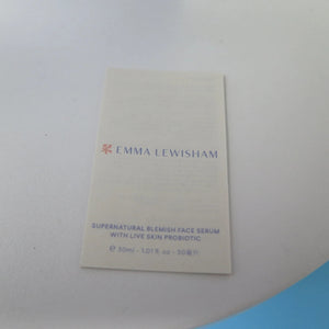 EMMA LEWISHAM-SUPERNATURAL BLEMISH FACE SERUM WITH LIVE SKIN PROBIOTIC-2 x 15ML