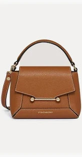 STRATHBERRY Mosaic Top Handle Nano Bag-tan
