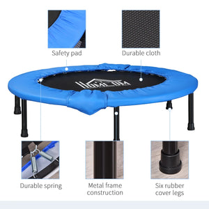 HOMCOM Φ96cm Mini Fitness Trampoline Home Gym Yoga Exercise