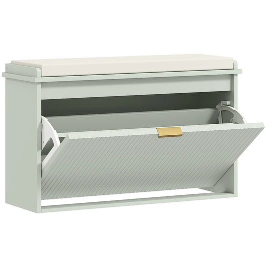 HOMCOM Elegant Eight Shoe Bench